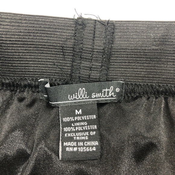 Willi Smith Black Sequin Lined Short Skirt Medium - Picture 7 of 7